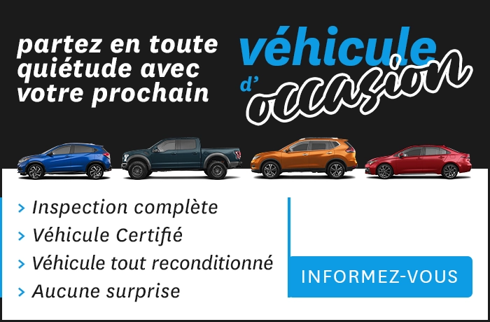 Véhicule d'occasion